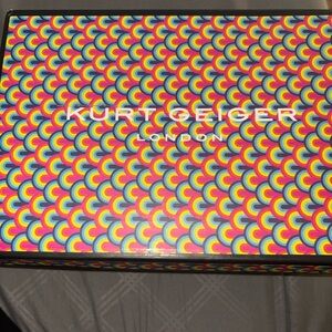 Kurt Geiger Kids Rainbow Pattern Shoe Box - Multicolor